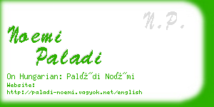 noemi paladi business card